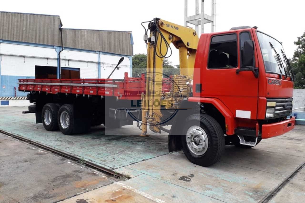  Ford cargo 1415 - 6x2 - 1990 - Munck 10 Toneladas